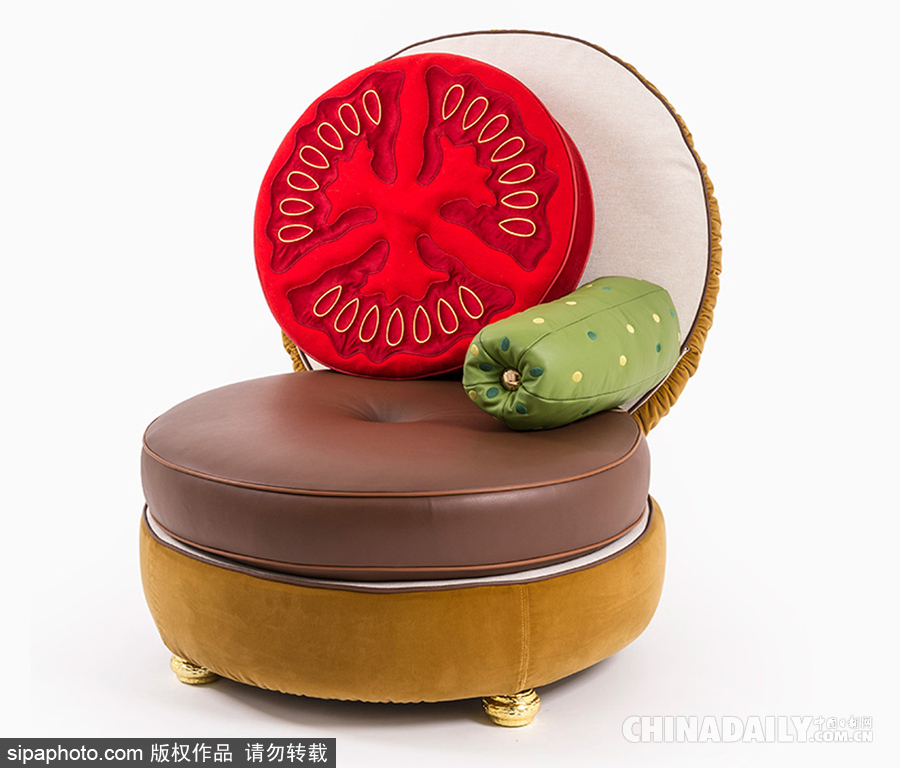 意大利設計公司打造創意家居 “快餐食物”變家具