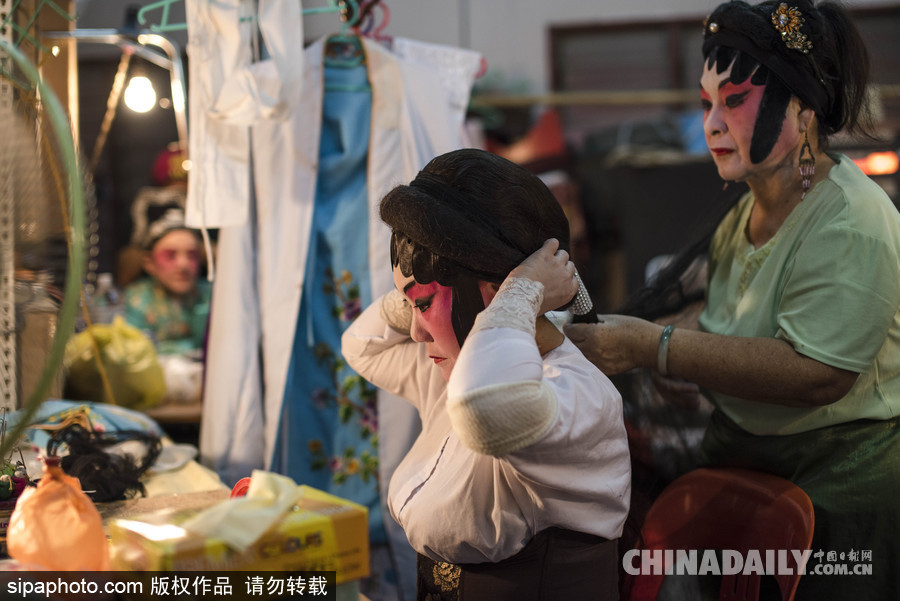 馬來西亞上演中國傳統(tǒng)戲劇表演 充滿濃郁中國風(fēng)情