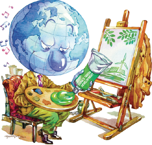 評(píng)論:中國和世界的綠色新政?