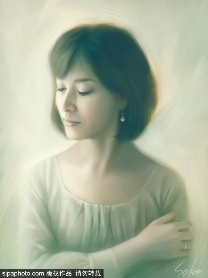 指尖上的藝術 日本藝術家iPhone創作肖像畫