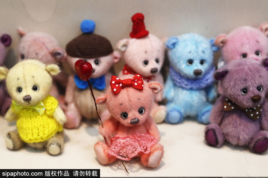 超萌的一場展覽 俄羅斯莫斯科舉行國際泰迪熊展