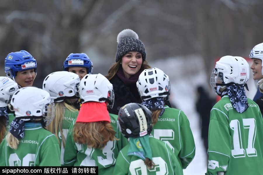 最強孕媽！凱特王妃身懷六甲打冰球