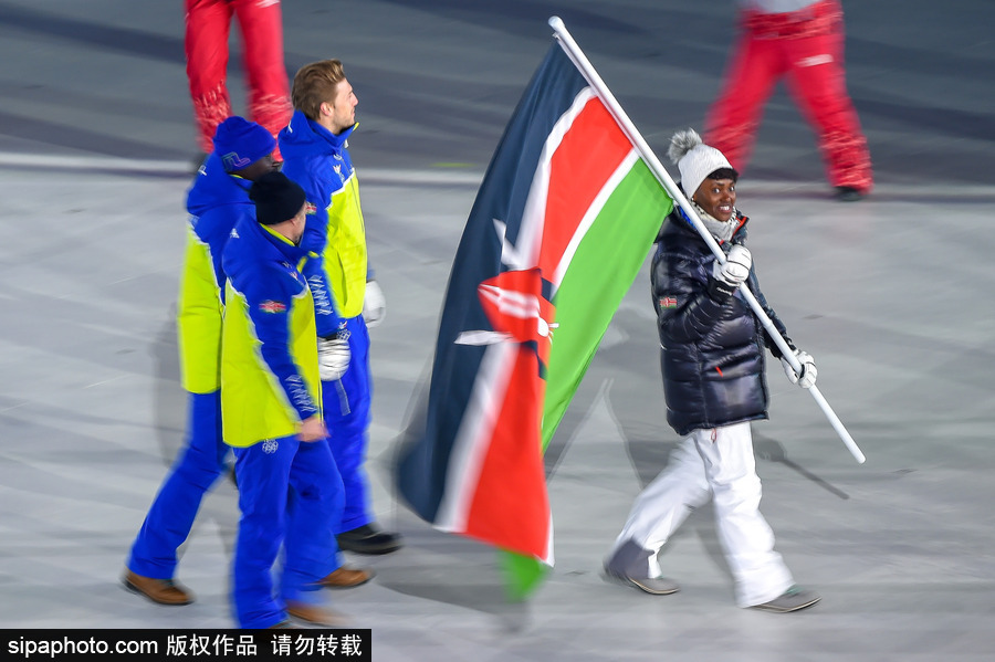 冰雪運(yùn)動(dòng)魅力無限！盤點(diǎn)平昌冬奧會(huì)開幕式上那些“特殊”參賽國(guó)