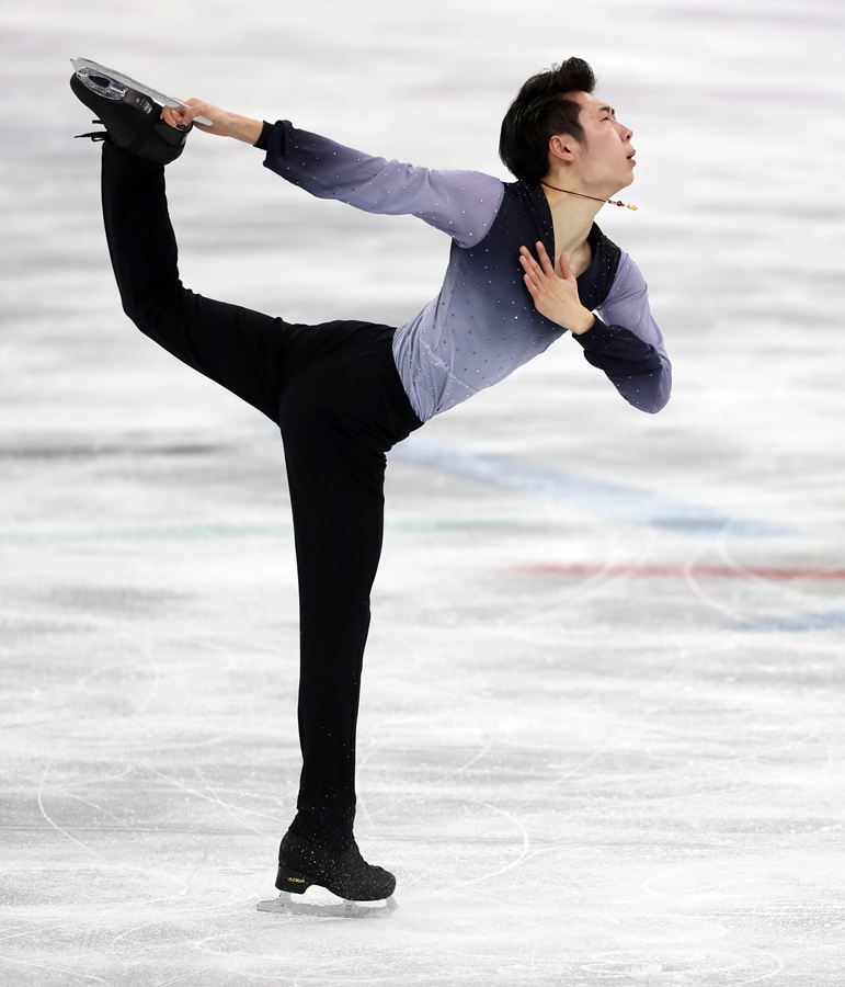 花滑男單自由滑金博洋獲第四名 日選手羽生結(jié)弦奪冠