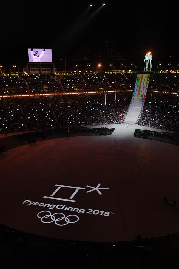 平昌冬奧會閉幕式舉行