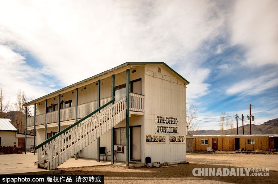 感受美國內(nèi)華達(dá)州冬季風(fēng)光 人煙稀少一望無垠