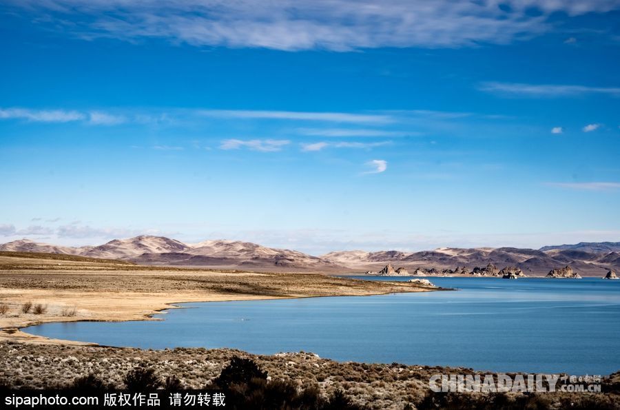 感受美國(guó)內(nèi)華達(dá)州冬季風(fēng)光 人煙稀少一望無(wú)垠
