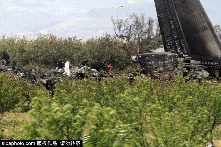阿爾及利亞軍機墜毀257人遇難 現場畫面曝光