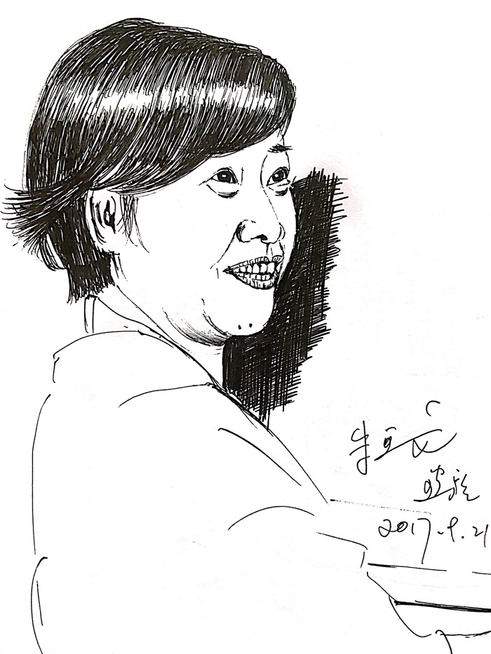 3年來，南大教授堅持為妻子畫像