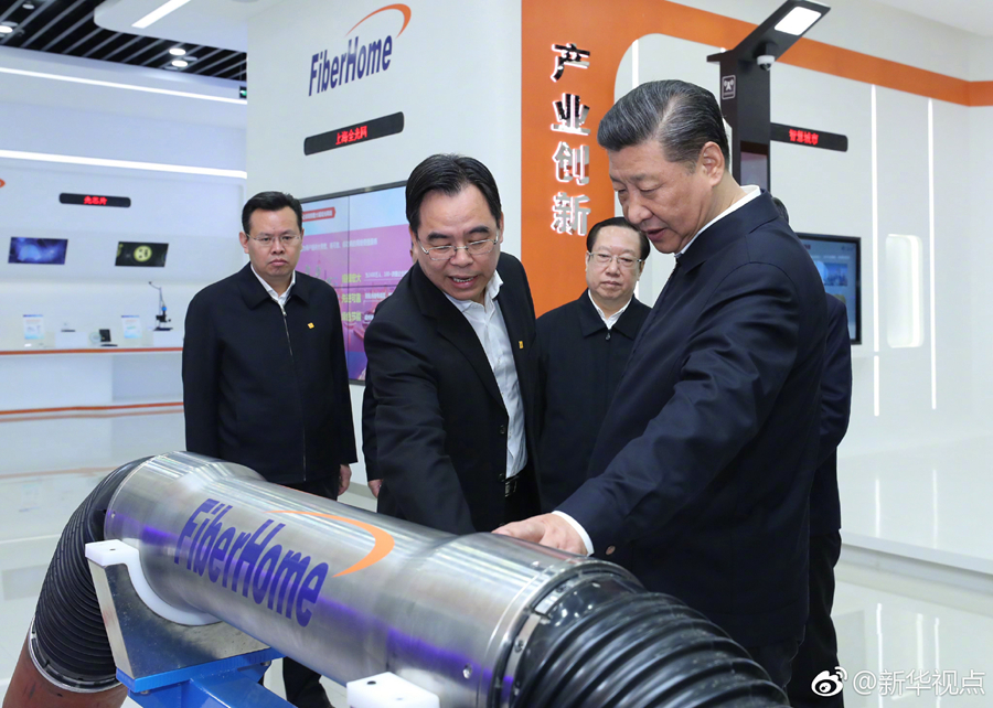 習近平考察武漢，強調要充分發揮人才優勢