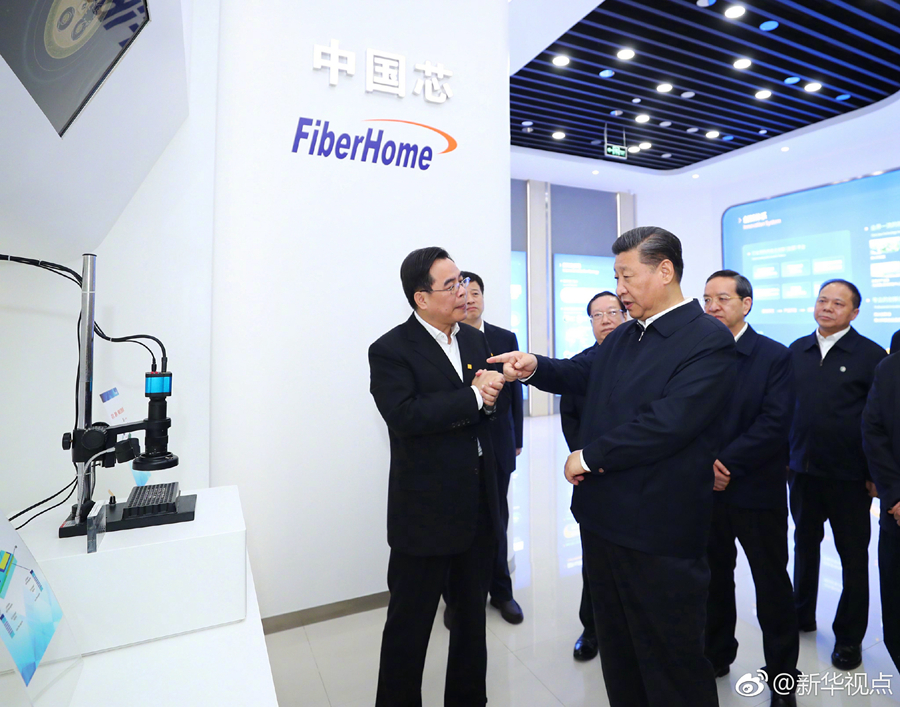 習近平考察武漢，強調要充分發揮人才優勢