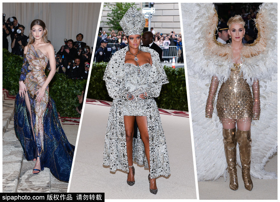 時尚界奧斯卡Met Gala來襲 眾女星紅毯爭艷美出新高度
