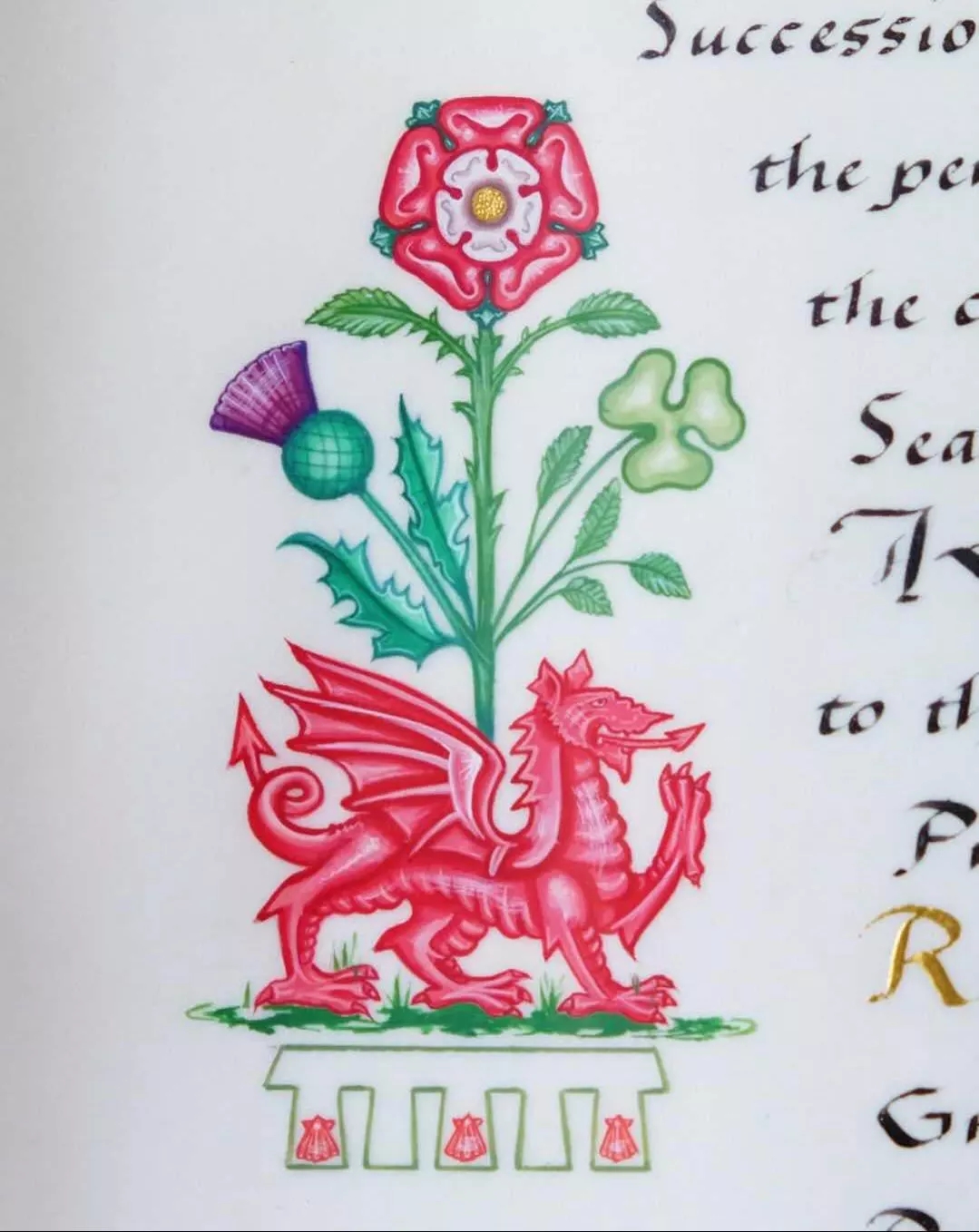 哈里王子大婚倒計時,女王開出的“準婚證”曝光!細節太精美