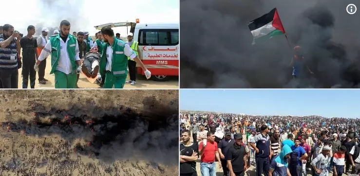 一邊是微笑自拍,一邊是槍林彈雨,美駐以使館遷館,這兩張照片火了!