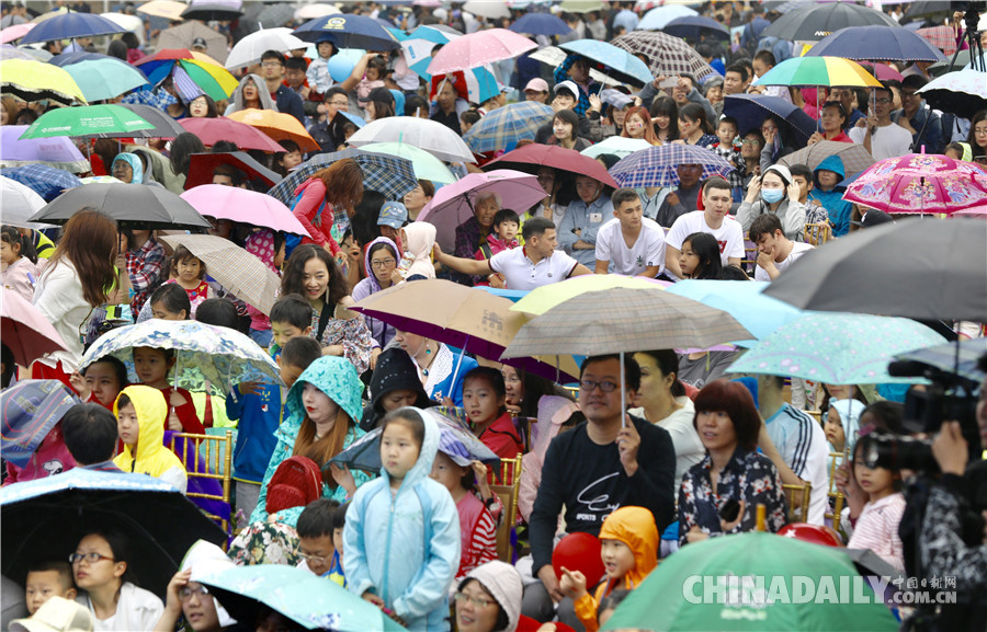 北京語言大學(xué)第十五屆世界文化節(jié)游園會(huì)開幕