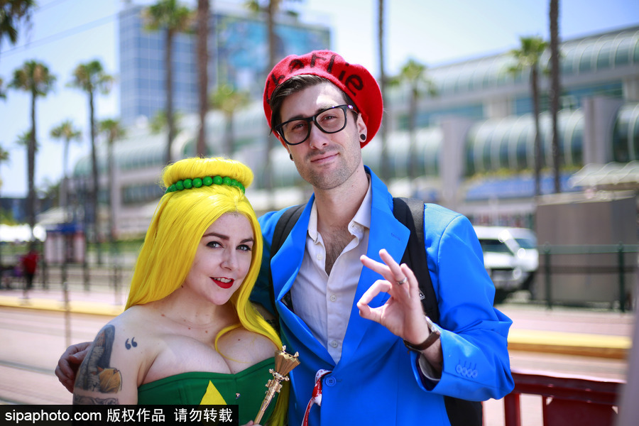 美國(guó)圣地亞哥國(guó)際動(dòng)漫展 各路“英雄”匯聚熱鬧非凡