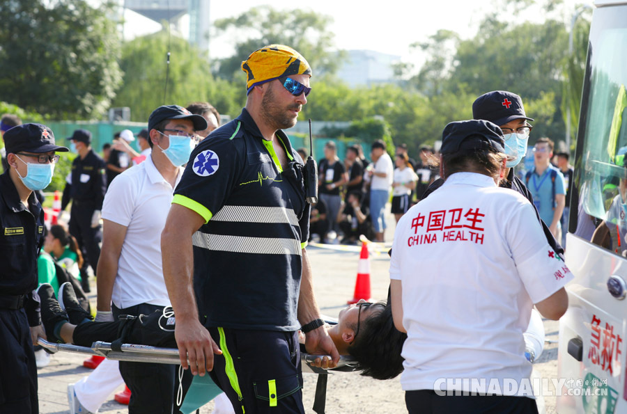 中捷兩國聯合進行迎冬奧衛生應急演練