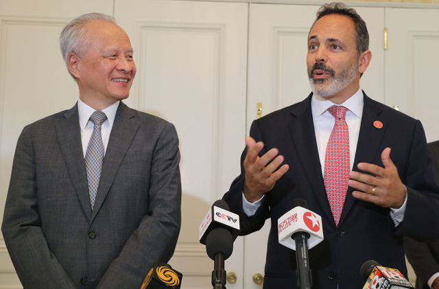 崔天凱:中美貿(mào)易問題要認(rèn)真解決,同時要著眼大局