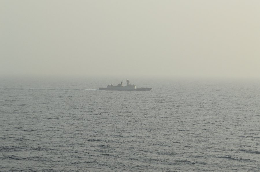 中國海軍濱州艦亞丁灣護航:如遇緊急情況,可隨時呼叫