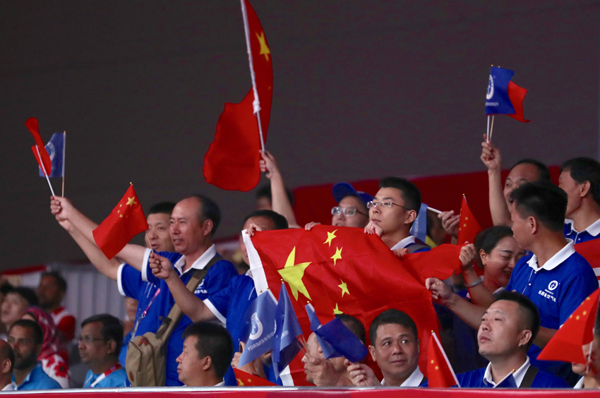 中國(guó)選手孫培原獲得亞運(yùn)會(huì)首金