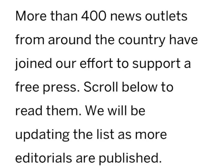 外媒說：天天被罵“假新聞”，美國媒體爆發(fā)了！350家媒體集體“宣戰(zhàn)”特朗普