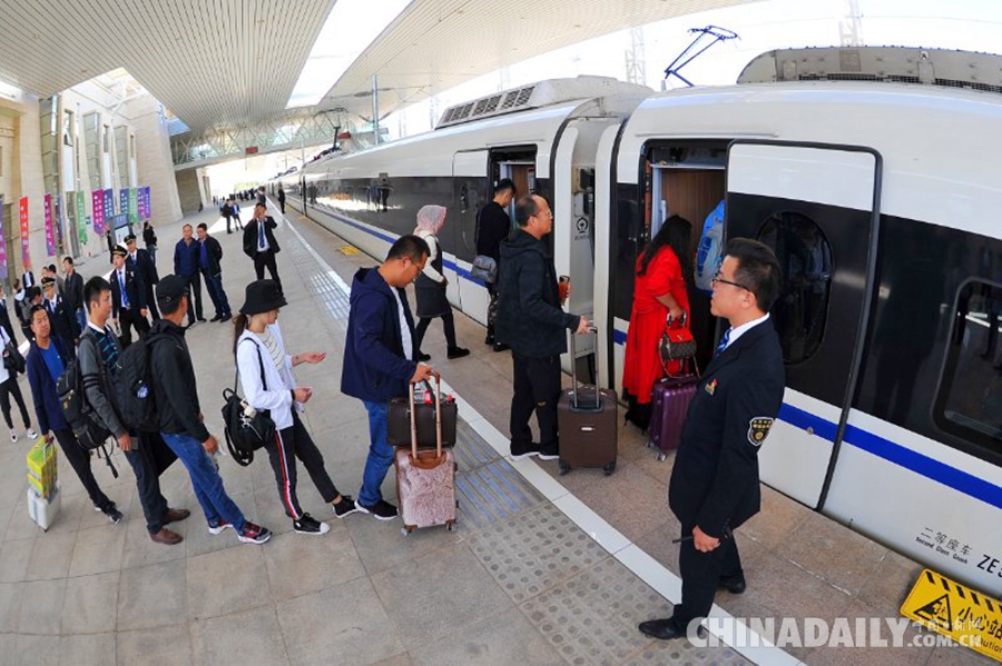 全國高鐵網又添新成員！敦煌正式“入網”