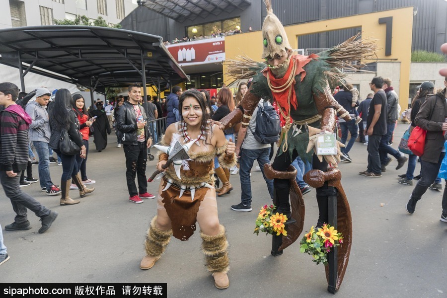 哥倫比亞波哥大：各類coser大顯身手！2018沙發(fā)休閑奇幻博覽會盛大開幕