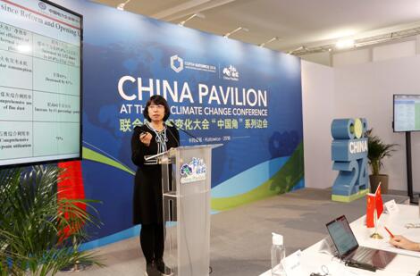 “應(yīng)對氣候變化下的行業(yè)深度減排”主題邊會 在2018年卡托維茨氣候變化大會中國角舉行
