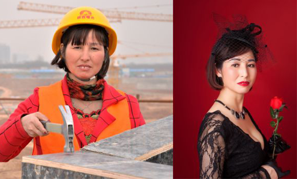 驚艷了時(shí)光！當(dāng)女工們脫下工裝走進(jìn)照相館[組圖]